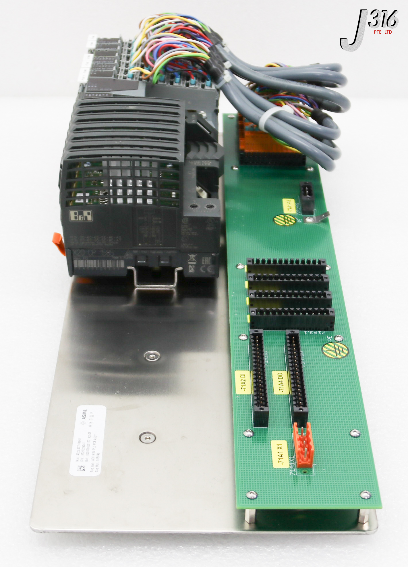 3個セット 36636 ASML PCB ASSY, ACC MK4 PLC W/ CONTROLLER MODULE X20 CP 1585